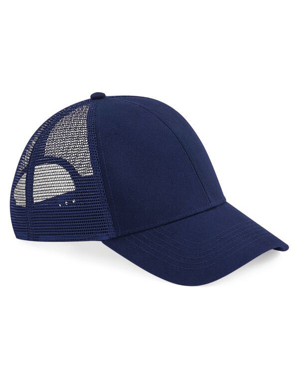 Beechfield EarthAware® Organic Cotton Trucker Cap | Unisex | 6 Panel | 5 Colours | One Size - Hat - Logo Free Clothing