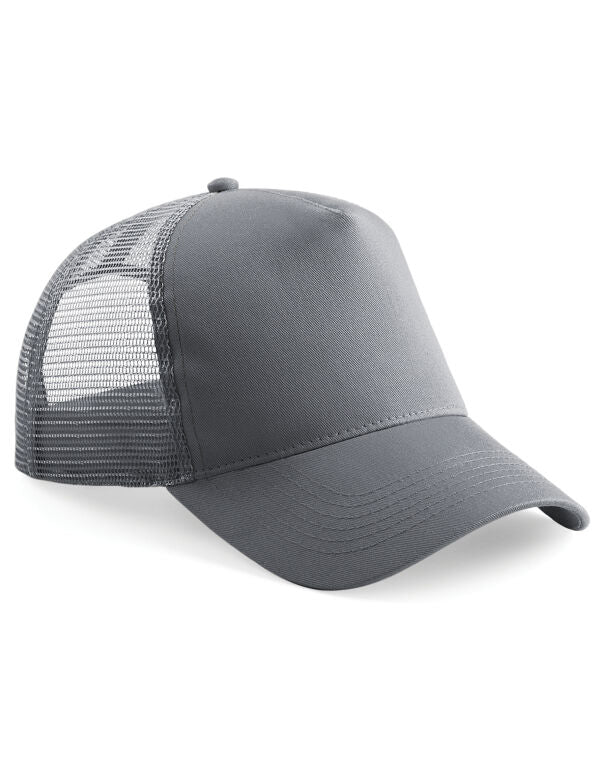 Beechfield Snapback Trucker Cap | Unisex | Two Tone | 5 Panel | 24 Colours | One Size - Hat - Logo Free Clothing