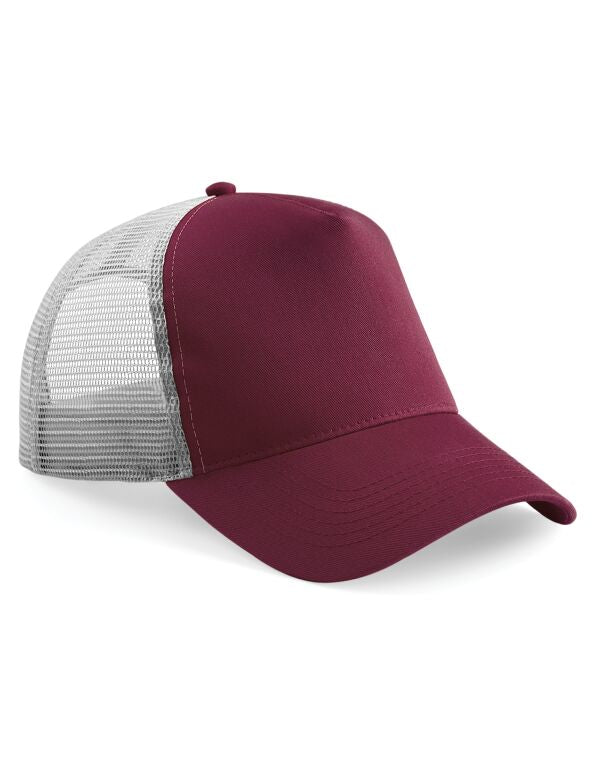 Beechfield Snapback Trucker Cap | Unisex | Two Tone | 5 Panel | 24 Colours | One Size - Hat - Logo Free Clothing