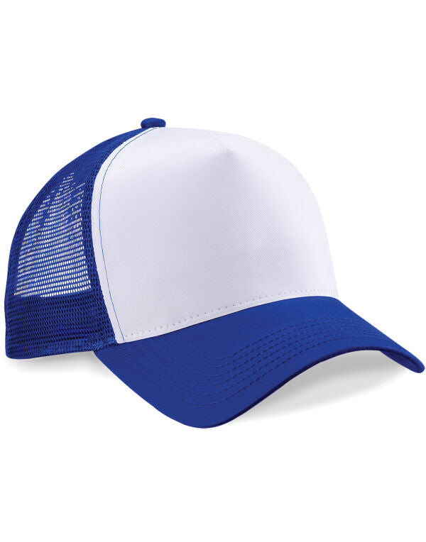 Beechfield Snapback Trucker Cap | Unisex | Two Tone | 5 Panel | 24 Colours | One Size - Hat - Logo Free Clothing
