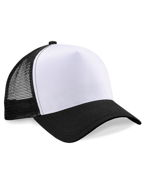 Beechfield Snapback Trucker Cap | Unisex | Two Tone | 5 Panel | 24 Colours | One Size - Hat - Logo Free Clothing
