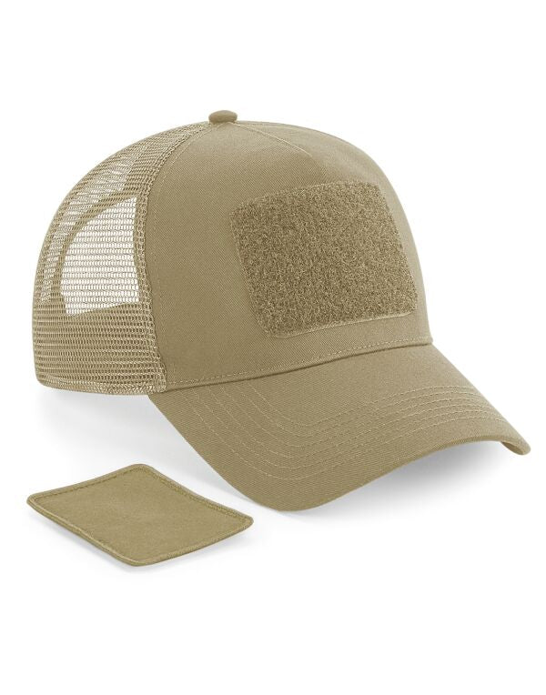 Beechfield Patch Snapback Trucker Cap | Unisex | 5 Panel | 5 Colours | One Size - Hat - Logo Free Clothing