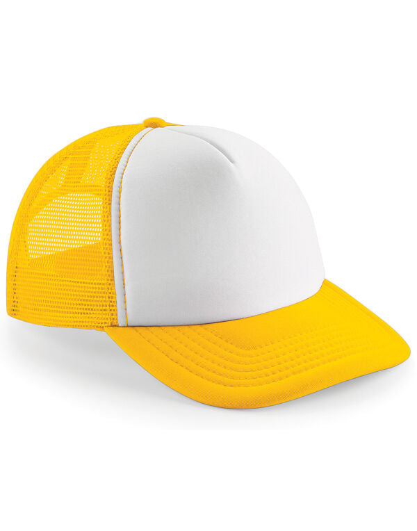 Beechfield Vintage Snapback Trucker Cap | Unisex | Two Tone | 9 Colours | One Size - Hat - Logo Free Clothing