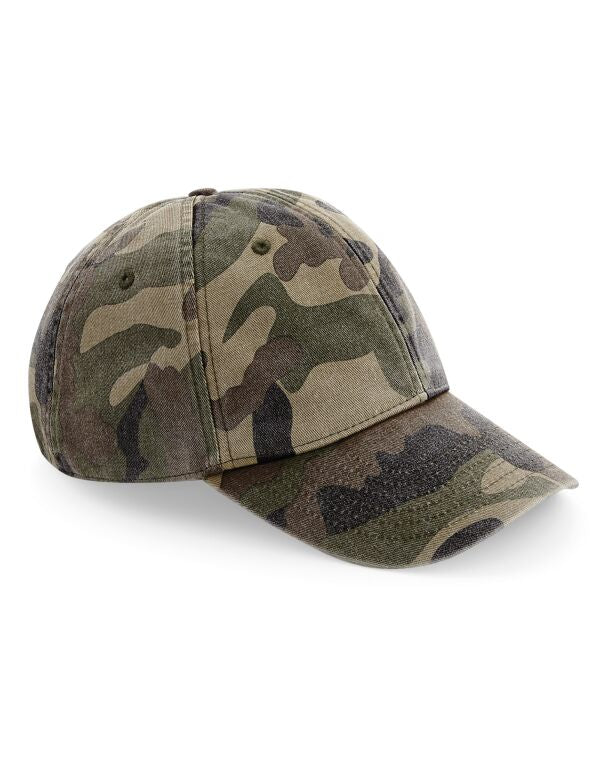 Beechfield Low Profile Vintage Cap | Unisex | Heavy Washed Cotton | 17 Colours | One Size - Hat - Logo Free Clothing