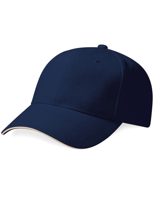Beechfield Pro-Style Heavy Brushed Cotton Cap | Unisex | Heavyweight | 10 Colours | One Size - Hat - Logo Free Clothing