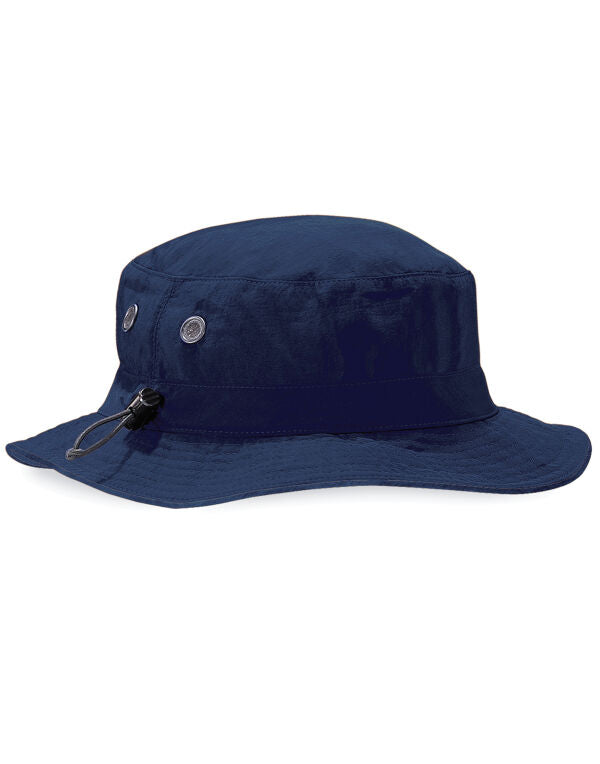 Beechfield Cargo Bucket Hat | Unisex | UPF 50+ | Cord Adjustment | 5 Colours | One Size - Hat - Logo Free Clothing
