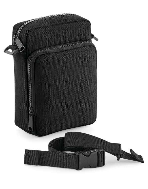 BagBase ModulR™ 1 Litre Modular Multipocket | Crossbody Bag | Waistpack | Shoulder Bag | Black | One Size