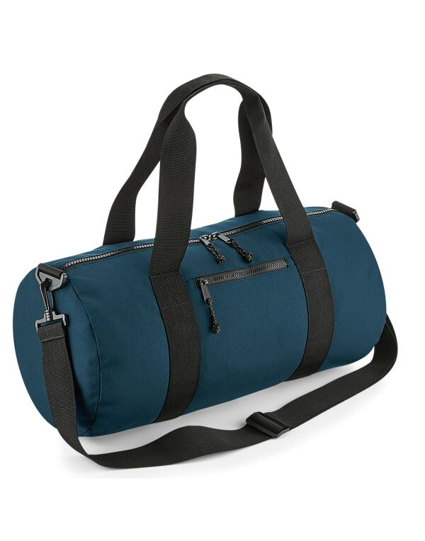 BagBase Recycled Barrel Bag | 20 Litre Duffle | Detachable Strap | 4 Colours | One Size