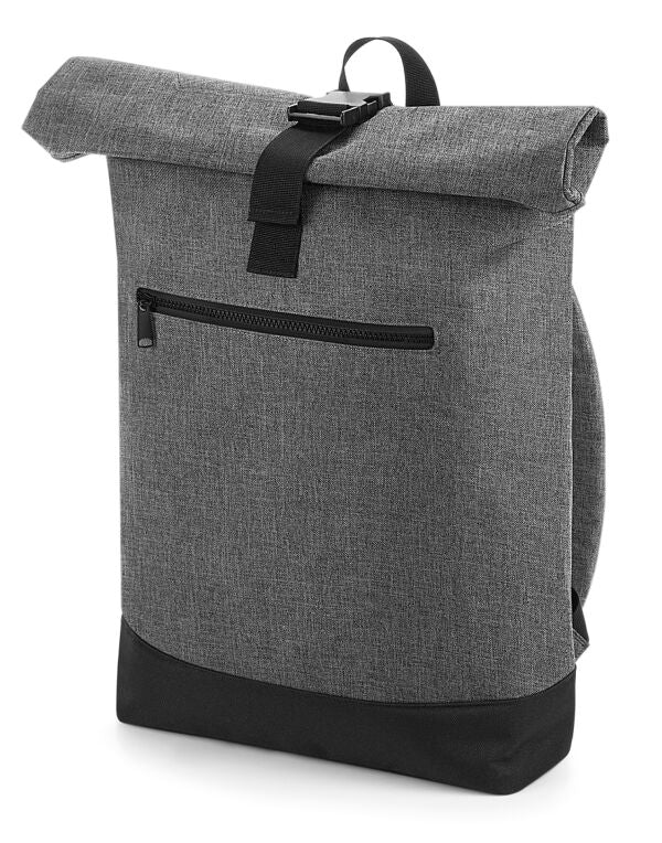 BagBase Roll Top Backpack | 20 Litre Rucksack | Laptop Storage to 15.6" | 5 Colours | One Size