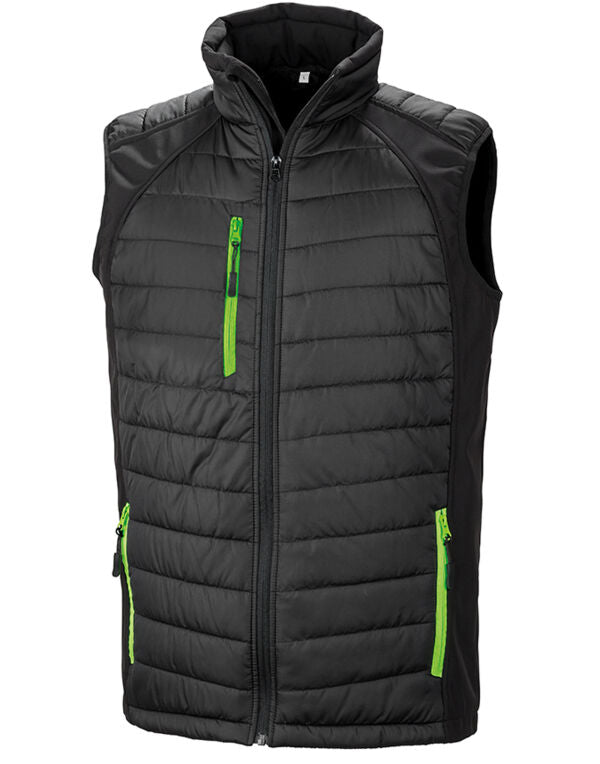 Result Recycled Unisex Compass Softshell Gilet | Sustainable Body Warmer | 12 Colours | XS-3XL - Gilet - Logo Free Clothing