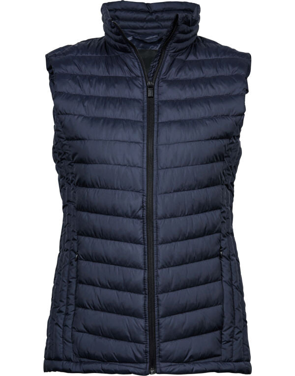Tee Jays Ladies Zepelin Gilet | Lightweight Padded Body Warmer | Black or Navy | S-3XL - Gilet - Logo Free Clothing