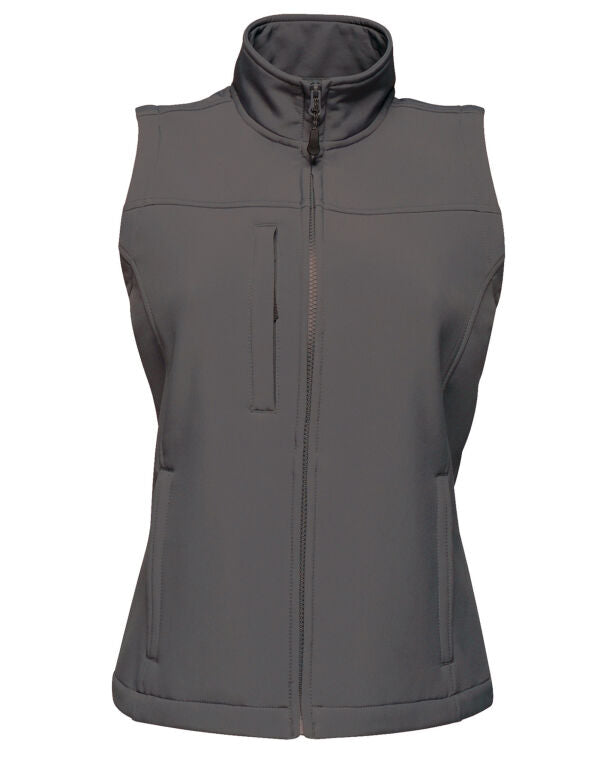 Regatta Flux Ladies Softshell Gilet | Showerproof Stretch Body Warmer | 3 Colours | 10-20 - Gilet - Logo Free Clothing