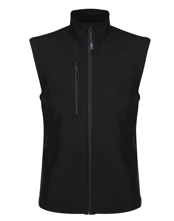Regatta Honestly Made Mens Recycled Gilet | Softshell Body Warmer | Black or Navy | S-3XL - Gilet - Logo Free Clothing