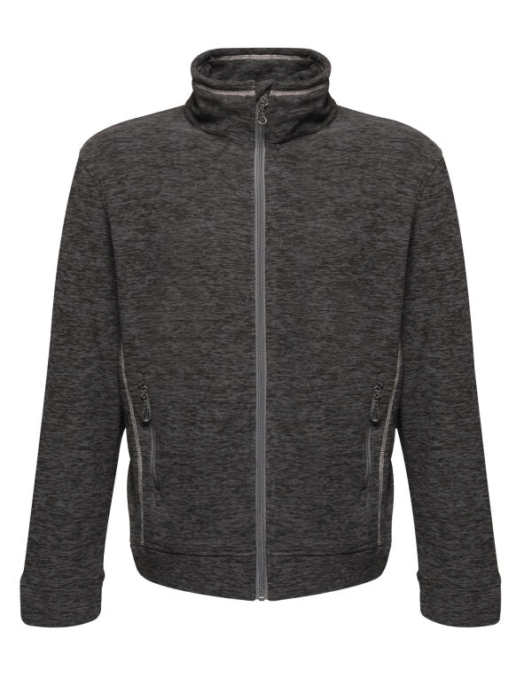 Regatta Thornly Mens Marl Fleece | Full Zip | Super Soft | Zip Pockets | Grey Marl | S-3XL - Fleece - Logo Free Clothing