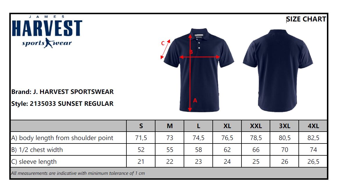 James Harvest Sunset Mens Polo Shirt | Regular Fit | Cotton With Lycra® | 8 Colours | S-4XL - Polo Shirt - Logo Free Clothing