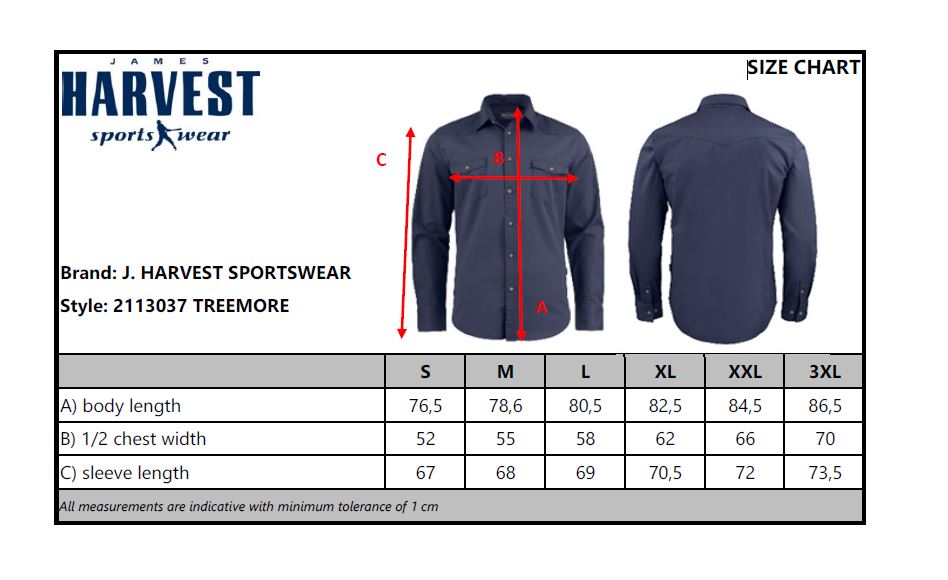 James Harvest Treemore Mens Shirt | Long Sleeve | Soft Cotton Twill | 3 Colours | S-3XL
