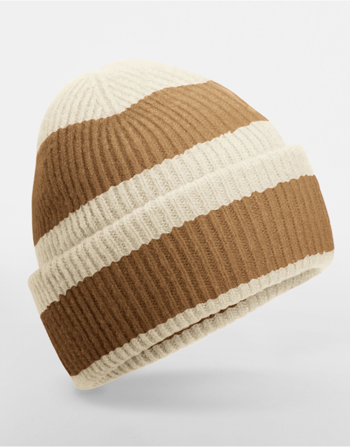 Beechfield Colour Block Beanie | Unisex | Soft Touch | Cuffed | 4 Colours | One Size