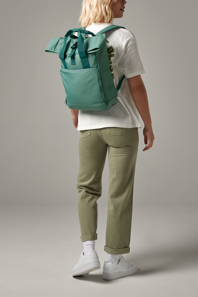 BagBase Twin Handle Roll Top Backpack | 14 Litre Rucksack | Padded Straps | 10 Colours | One Size