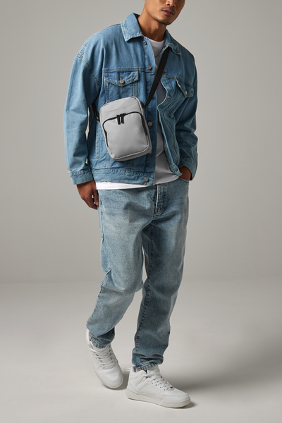 BagBase Crossbody Bag | 1.5 Litre Capacity | Recycled | Navy or Black | One Size