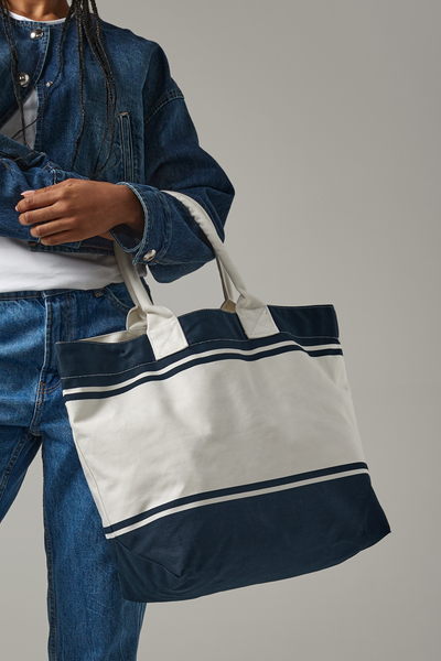 Quadra Canvas Deck Bag | Tote Bag | 24 Litre Capacity | Off-White or Navy | One Size