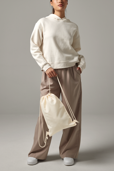 BagBase Mini Drawstring Bag | 5 Litre Capacity | Removable Cord | Natural or White | One Size