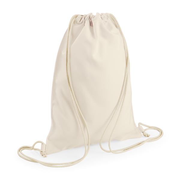 BagBase Mini Drawstring Bag | 5 Litre Capacity | Removable Cord | Natural or White | One Size
