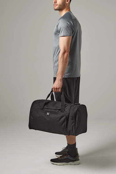 Quadra Universal Holdall Bag | 35 Litre Duffle Weekender | Navy or Black | One Size
