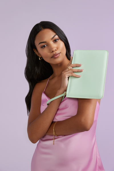 BagBase Boutique Accessory Pouch | Faux Leather | Wrist Strap | 13 Colours | One Size