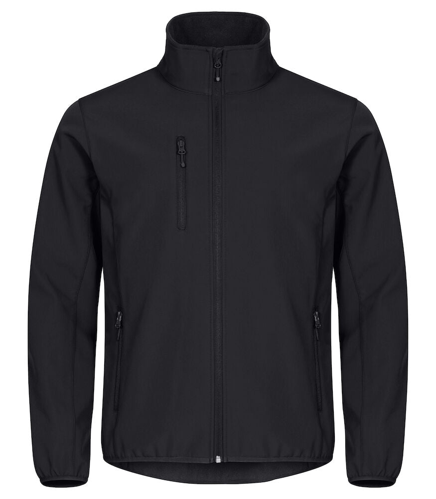 Clique Classic Softshell Jacket | Mens Recycled Waterproof Softshell | 9 Colours | XS-5XL - Summer Jacket - Logo Free Clothing
