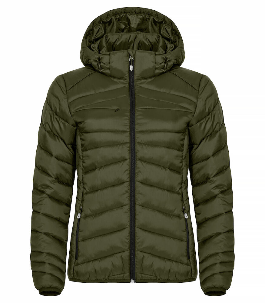 Clique Idaho Jacket | Ladies Recycled Jacket | Removable Hood | 3 Colours | XS-2XL - Winter Jacket - Logo Free Clothing
