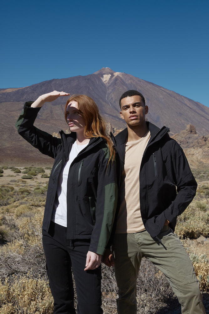 Clique Stafford Jacket. Unisex Trekking Jacket WR 5000mm & Hooded. XS-3XL - Winter Jacket - Logo Free Clothing