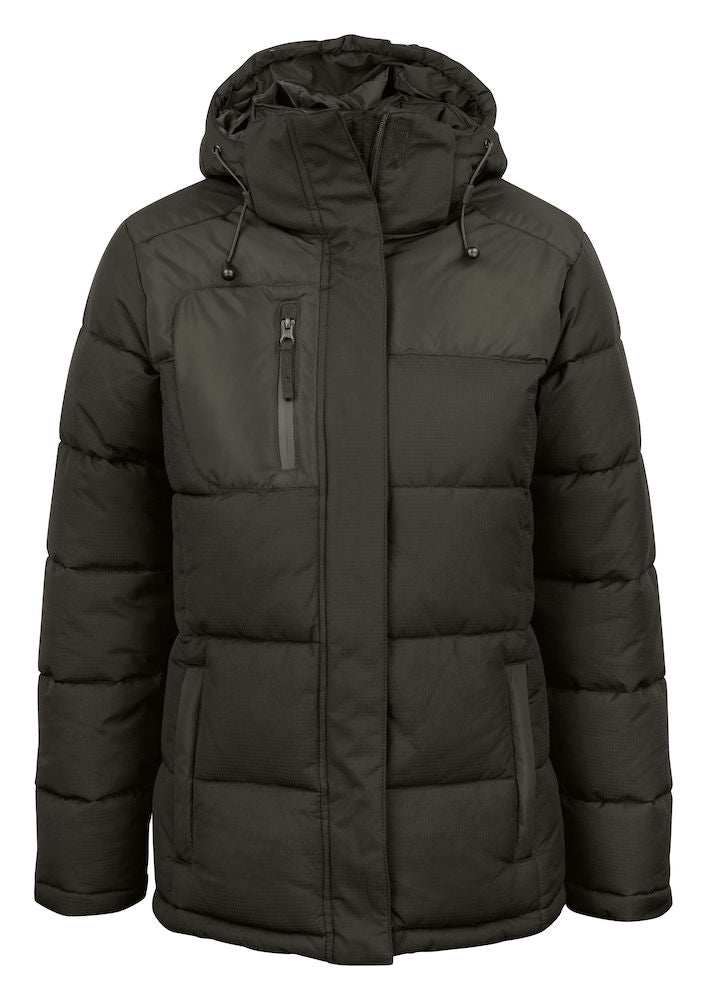 Clique Colorado Ladies Parka Jacket. Heavy Padding WP5000mm. Removable Hood. XS-2XL - Winter Jacket - Logo Free Clothing