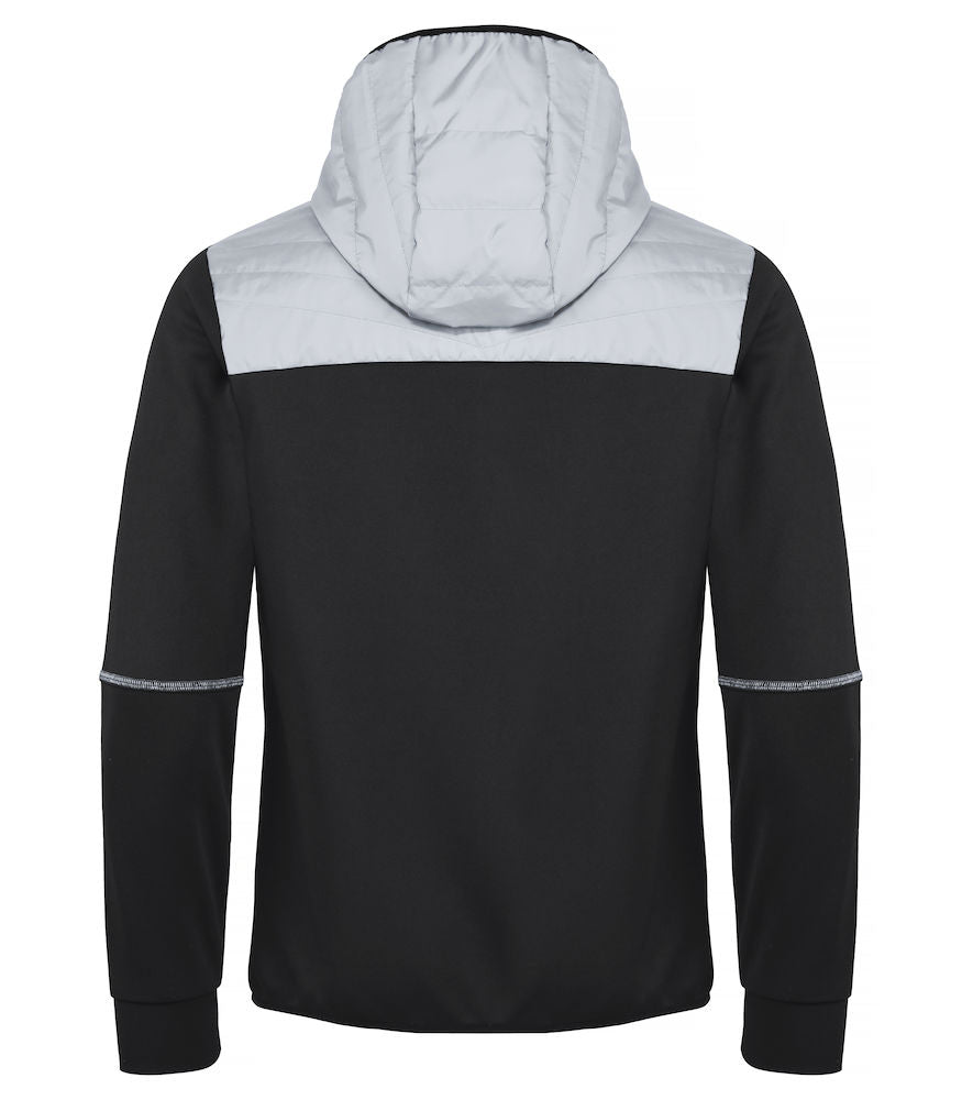 Clique Utah Mens Reflective Jacket. Lightly padded & Hooded 2 colour option. XS-2XL - Summer Jacket - Logo Free Clothing