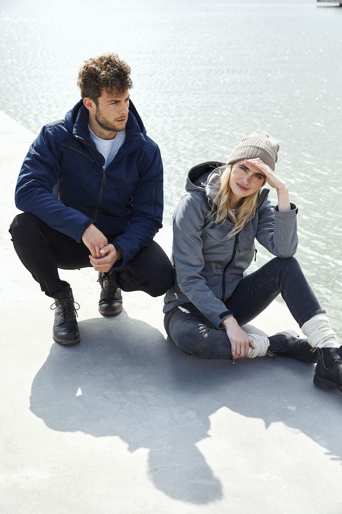 Clique Grayland Ladies Padded Softshell Jacket. Removable Hood. Waterproof 10 000mm. XS-2XL - Winter Jacket - Logo Free Clothing