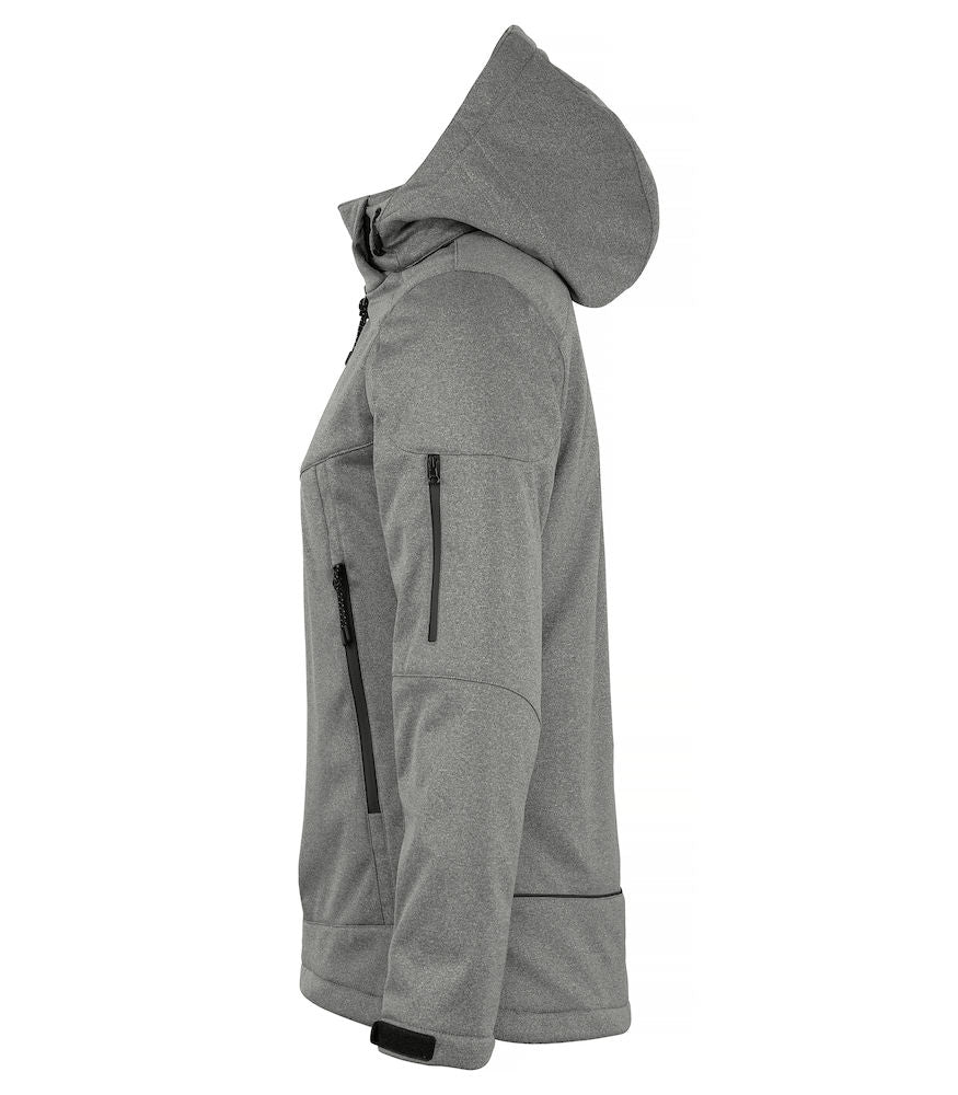 Clique Grayland Ladies Padded Softshell Jacket. Removable Hood. Waterproof 10 000mm. XS-2XL - Winter Jacket - Logo Free Clothing