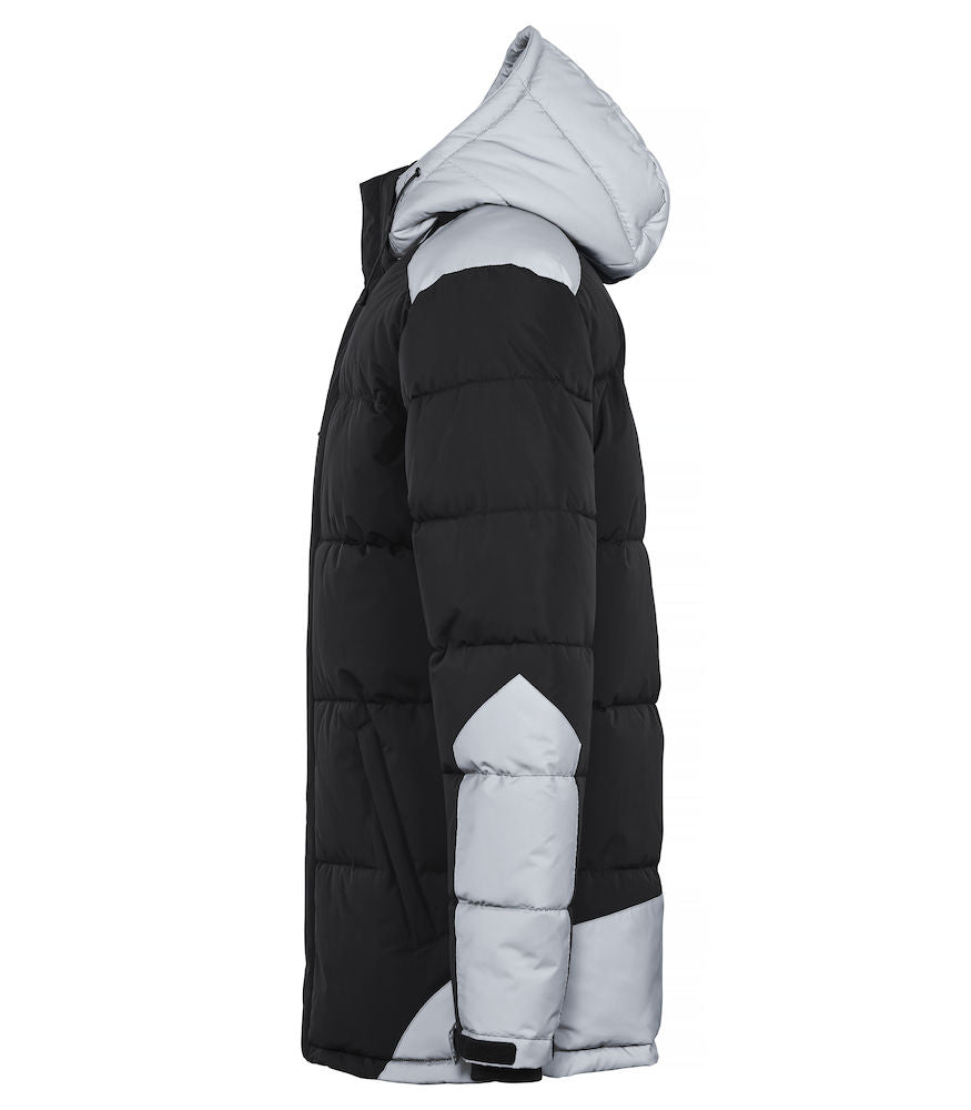 Clique Dumas - Mens Padded Heavy Winter Jacket. Reflective Panels WP5000mm. XS-3XL - Winter Jacket - Logo Free Clothing