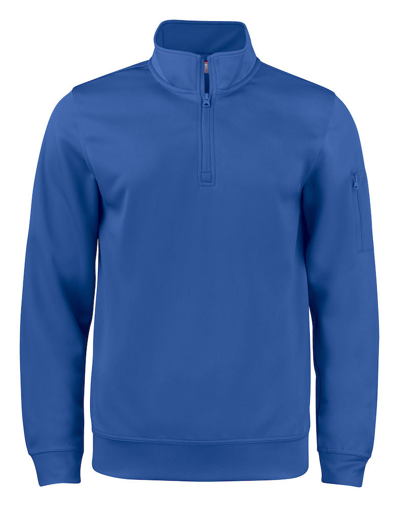 Clique Active Half Zip Sweatshirt. Spun Dyed- Unisex 1/2 Zip. 5 Colours. XS-3XL - Sweatshirt - Logo Free Clothing