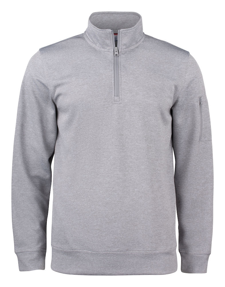 Clique Active Half Zip Sweatshirt. Spun Dyed- Unisex 1/2 Zip. 5 Colours. XS-3XL - Sweatshirt - Logo Free Clothing