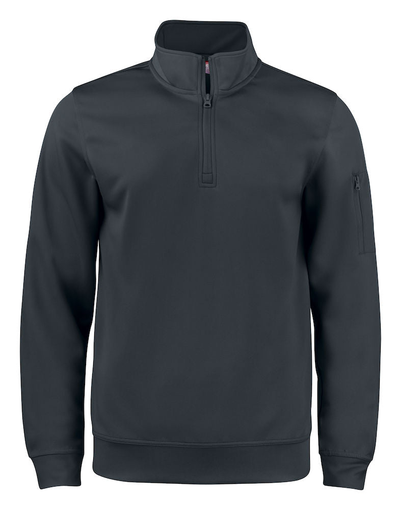 Clique Active Half Zip Sweatshirt. Spun Dyed- Unisex 1/2 Zip. 5 Colours. XS-3XL - Sweatshirt - Logo Free Clothing