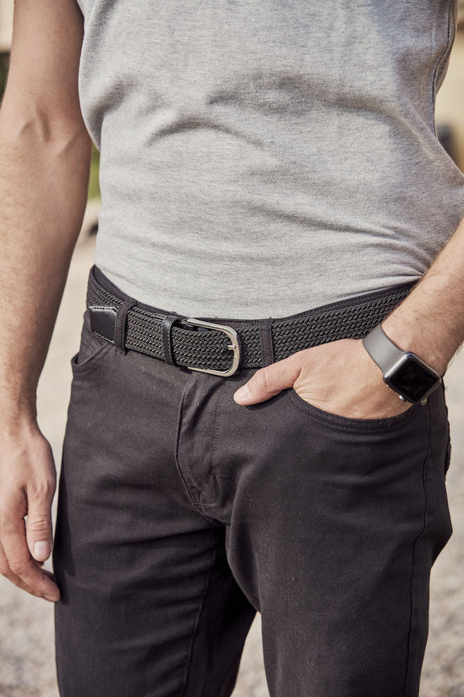 Clique 5 Pocket Mens Stretch Trousers. Twill Cotton, Heavyweight. 3 Colours. XS-5XL - Trousers - Logo Free Clothing