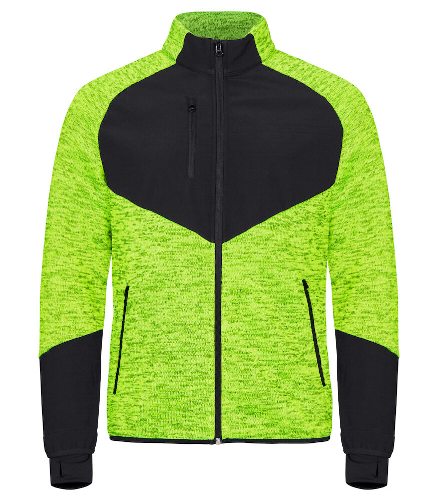 Clique Haines Fleece Jacket | Mens Hybrid Fleece | Softshell Panels | 4 Colours | XS-3XL - Fleece - Logo Free Clothing