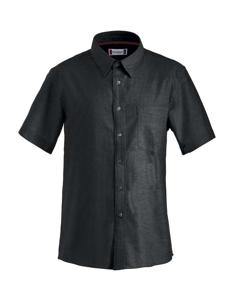 Clique Cambridge Mens Short Sleeve Shirt. Easy Care, Pure Cotton, 3 Colours. S-4XL - Shirt - Logo Free Clothing