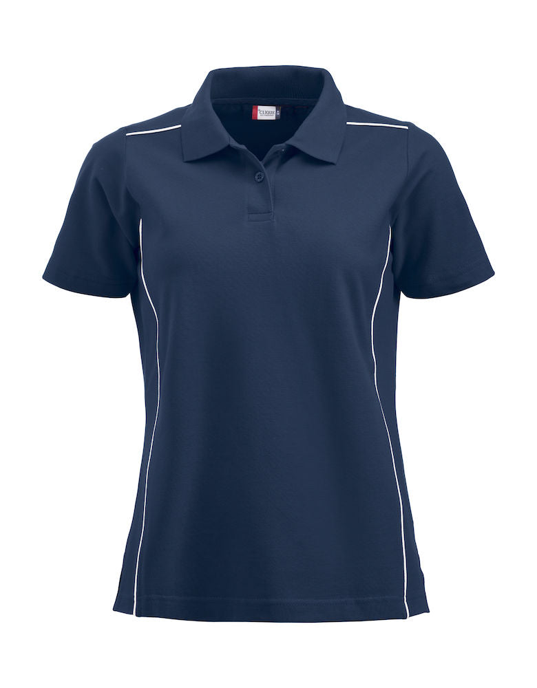 Clique Alpena Ladies Cotton Polo Shirt. 4 Colours, S-2XL - Polo Shirt - Logo Free Clothing