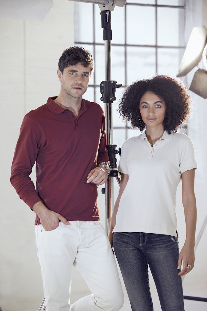 Clique Marion Ladies Short Sleeve Polo Shirt Medium Weight. 17 Colours. XS-2XL. - Polo Shirt - Logo Free Clothing