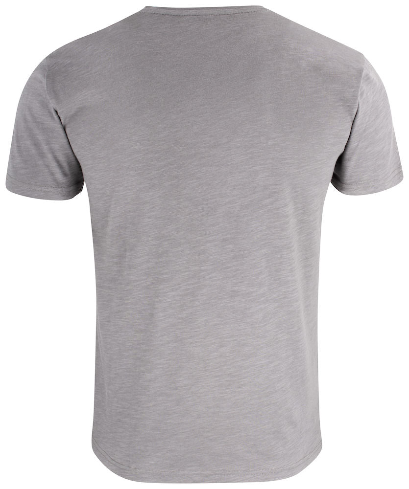 Clique Mens Slub T. Ring Spun Cotton & Pre Shrunk Tee Shirt. 4 Colours XS-2XL - Tee Shirt - Logo Free Clothing