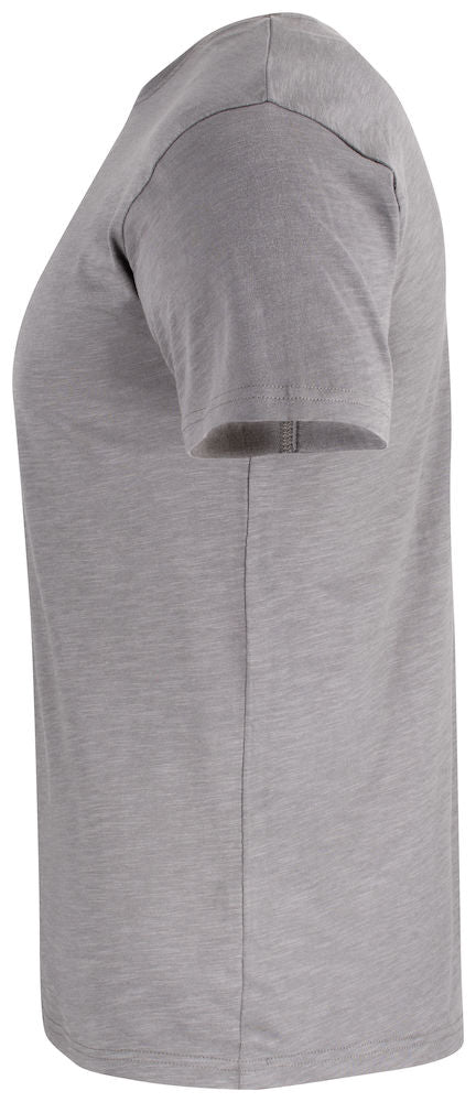 Clique Mens Slub T. Ring Spun Cotton & Pre Shrunk Tee Shirt. 4 Colours XS-2XL - Tee Shirt - Logo Free Clothing