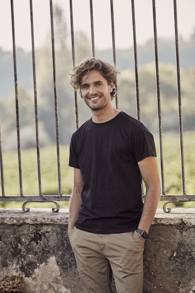 Clique Mens Slub T. Ring Spun Cotton & Pre Shrunk Tee Shirt. 4 Colours XS-2XL - Tee Shirt - Logo Free Clothing