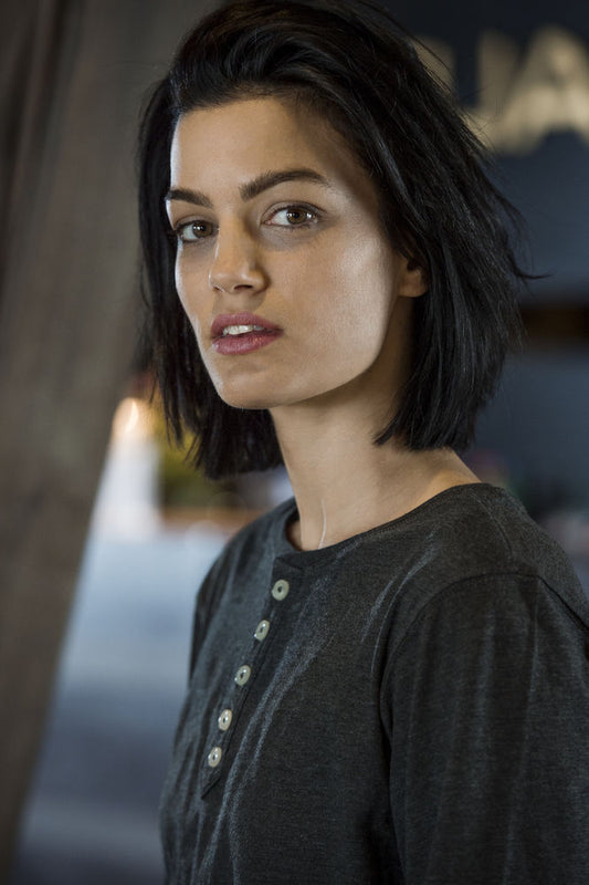 Clique Orlando Ladies Long Sleeve Henley Top. 3 Colours. XS-XL - Tee Shirt - Logo Free Clothing