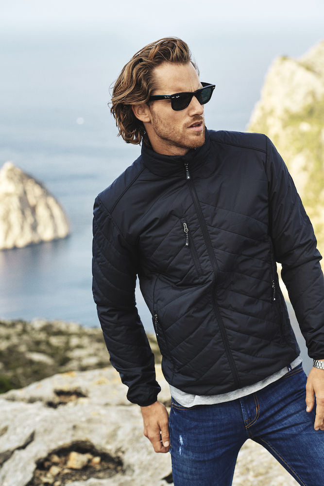 James Harvest Deer Ridge, Mens Packable Quilted Lightweight Puffer Style Jacket. S-3XL - Summer Jacket - Logo Free Clothing