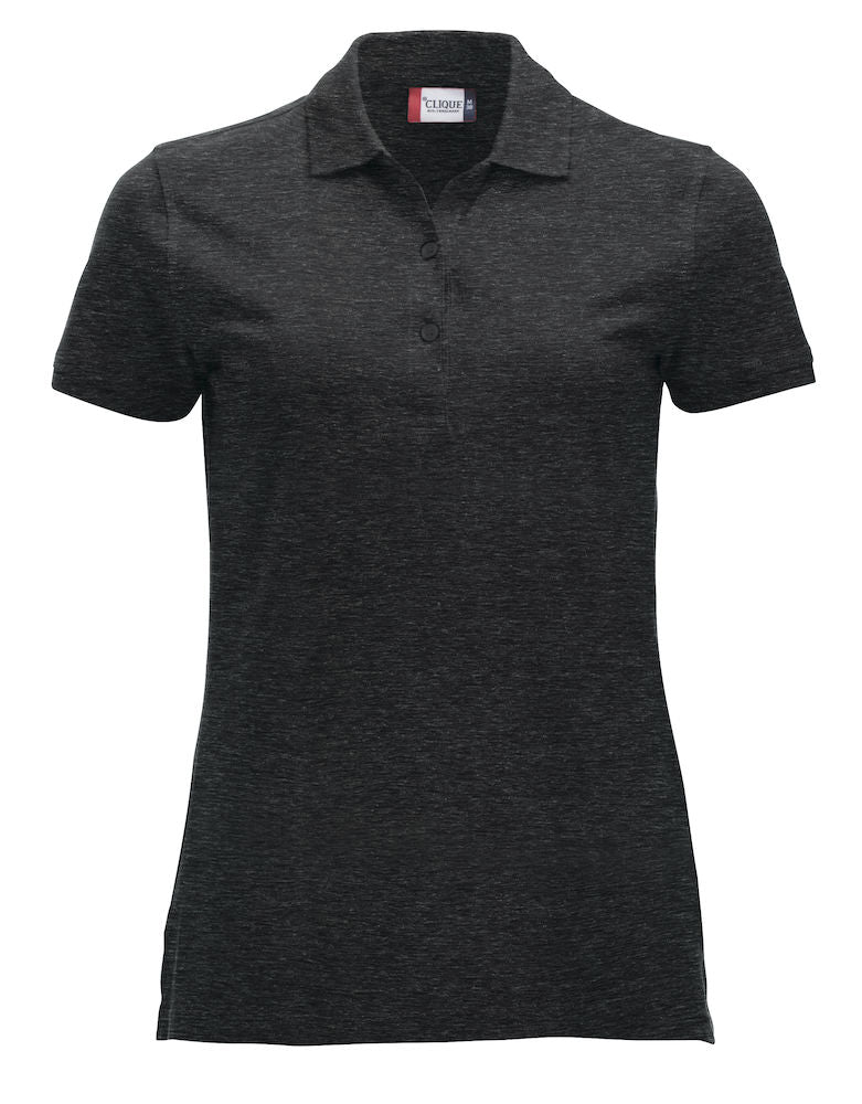 Clique Marion Ladies Short Sleeve Polo Shirt Medium Weight. 17 Colours. XS-2XL. - Polo Shirt - Logo Free Clothing